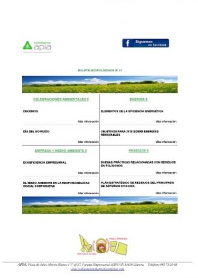 Boletín Ecopolígonos nº 51, agosto 2020