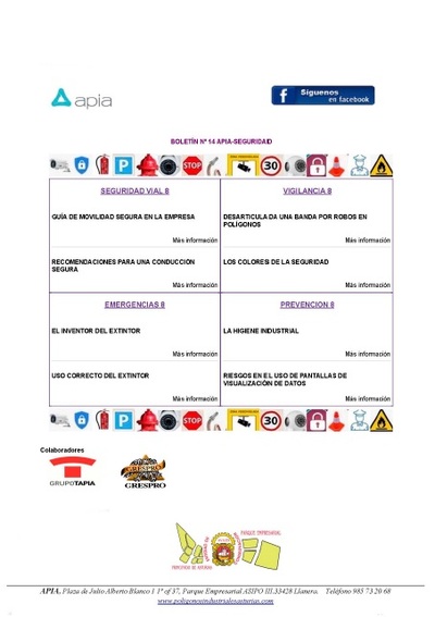 Boletín Seguridad nº 14, agosto 2020