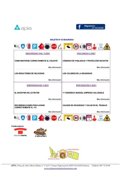 Boletín Seguridad nº 20, marzo 2021